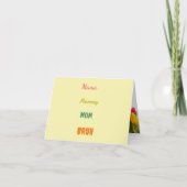 Grappige Moederdag Wenskaart Kaart (Voorkant)