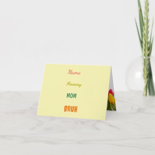 Grappige Moederdag Wenskaart Kaart (Voorkant)