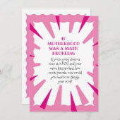 Grappige Moederdag Wiskunde Probleem Kaart (Voorkant / Achterkant)