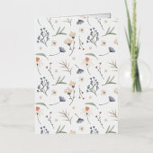 Grappige Moederdagkaart bloemen Elegante Huwelijks Folie Wenskaart (Voorkant)