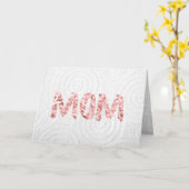 Grappige Moederdagkaart met quarantaineglitters Kaart (Gele Bloem)