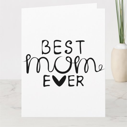 Grappige Moederdagkaart: Supermam Uitgave Kaart (Voorkant)