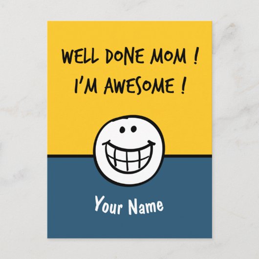 Grappige Moederdagkaarten Mama Briefkaart (Voorkant)