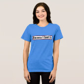 Grappige moederquote Omdat ik het zei T-shirt (Voorkant volledig)