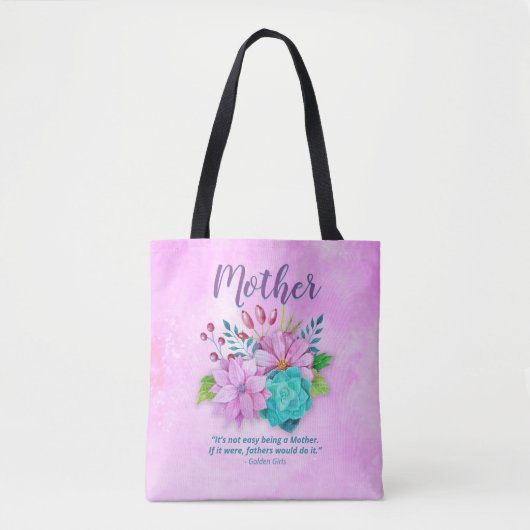 Grappige MOEDERS Citaat Tote Bag (Voorkant)