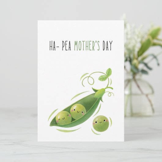 grappige moedersdag grap feestdagenkaart (Staand voorkant)