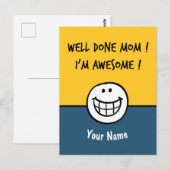 Grappige moedersdagkaarten Mama Briefkaart (Voorkant / Achterkant)