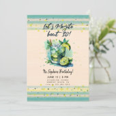 Grappige Mojito ongeveer 30 Cocktails uur 30e verj Kaart (Staand voorkant)