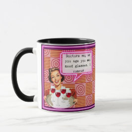 Grappige mok koffie beste vriend cadeau "Bril"