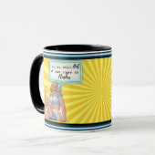 Grappige mok koffie beste vriend cadeau "Hete flit (Voorkant links)
