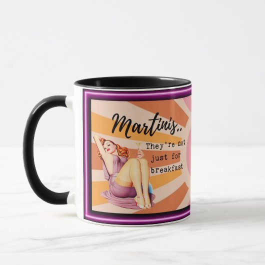 Grappige mok koffie beste vriend cadeau "Martini's (Links)