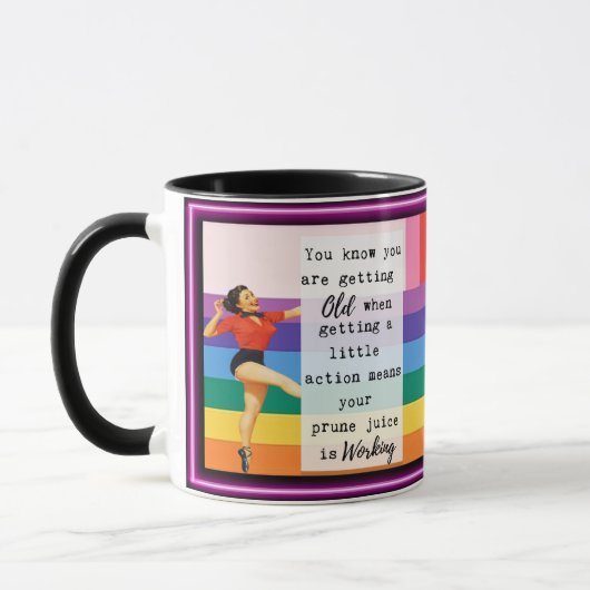 Grappige mok koffie beste vriend cadeau "Prune" (Links)