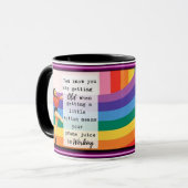Grappige mok koffie beste vriend cadeau "Prune" (Voorkant links)