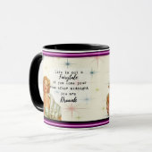 Grappige mok koffie beste vriend cadeau "Sprookje" (Voorkant links)