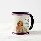 Grappige mok koffie beste vriend cadeau "Sprookje" (Voorkant rechts)
