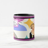 Grappige mok koffie beste vriendin cadeau "Jong" (Midden)