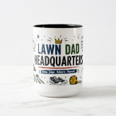 Grappige Mok 'Lawn Dad Headquarters' voor Vader (Center)