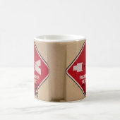 Grappige mok maak je gordel vast (Center)