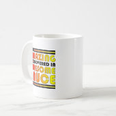 Grappige mok met Amazing Awesome Sauce (Voorkant links)