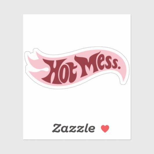 Grappige mok met citaat voor haar als grapje sticker (Vel)