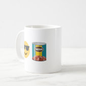 Grappige mok met 'Cool Beans', leuk emoji-humor ca (Voorkant links)