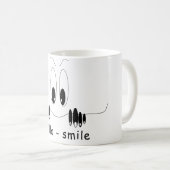 Grappige Mok met Curiosity Eyes - Smile (Voorkant rechts)