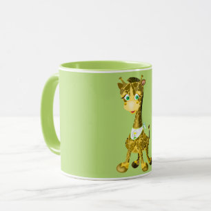 Grappige Mok met Happy Baby Giraffe - Kies Kleur