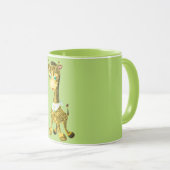 Grappige Mok met Happy Baby Giraffe - Kies Kleur (Voorkant rechts)