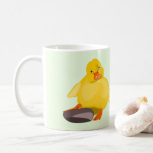 Grappige mok met Schattigee Yellow Duck