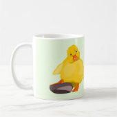 Grappige mok met Schattigee Yellow Duck (Links)