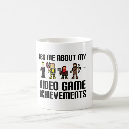 Grappige mok met videogameprestaties (Rechts)