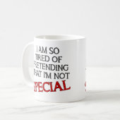 Grappige mok quotes en spreuken doen alsof ik spec (Voorkant links)