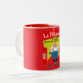 grappige Mok van Pétanque: Coffee (Voorkant links)
