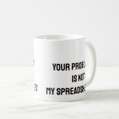 Grappige mok voor accountant en spreadsheet liefhe (Voorkant rechts)