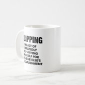 Grappige mok voor applaus (Voorkant links)