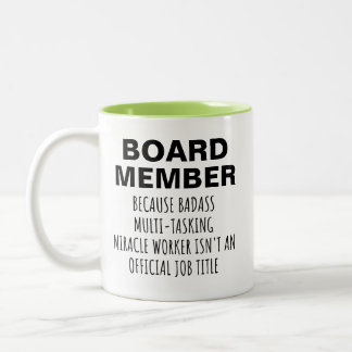 Grappige mok voor bestuurslid, cadeau voor een sto