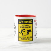 Grappige mok voor de application specialist (Midden)