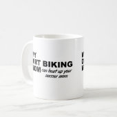 Grappige mok voor dirt bike-moeder (Voorkant links)