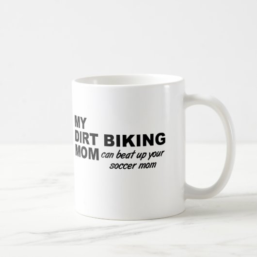 Grappige mok voor dirt bike-moeder (Rechts)