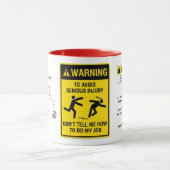 Grappige mok voor een Engineer (Midden)