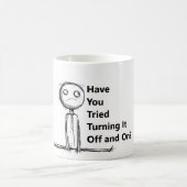 Grappige mok voor een IT man (Center)