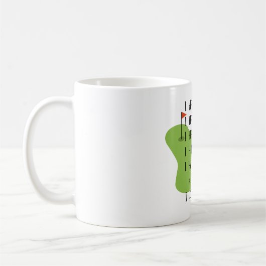 Grappige mok voor golfliefhebbers (Links)