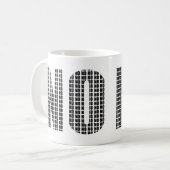 Grappige mok voor koffie en thee Nee Nee (Voorkant links)