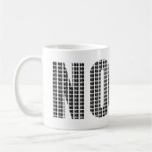 Grappige mok voor koffie en thee Nee Nee (Links)