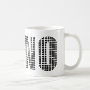 Grappige mok voor koffie en thee Nee Nee