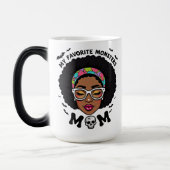 Grappige mok voor moeders - Monster Mom (Links)