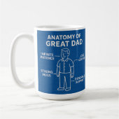 Grappige mok voor papa - beste cadeau-idee voor va (Links)