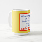 Grappige Mok voor pensionering. (Voorkant links)