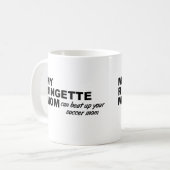 Grappige mok voor ringette-moeder (Voorkant links)