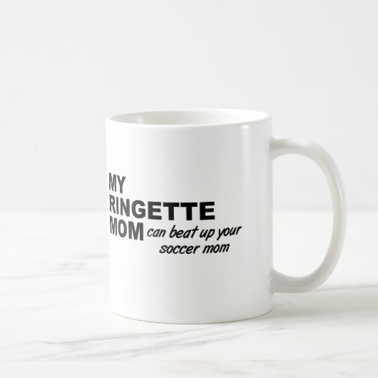 Grappige mok voor ringette-moeder (Rechts)